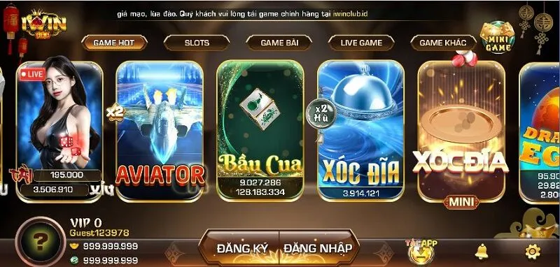 Điểm danh các sản phẩm chủ đạo tại Iwin