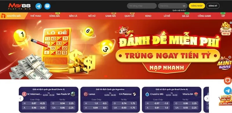 Rút tiền May88 cực nhanh trong 3 phút